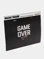 Бордовый наклейка на пластиковую банковскую карту: Слэм Данк, Марио, Game over, Геймбой, Винни Пух
