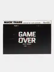 Бордовый наклейка на пластиковую банковскую карту: Слэм Данк, Марио, Game over, Геймбой, Винни Пух