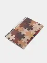 Горчичный наклейка на пластиковую банковскую карту - "Котик", "Биткоин", "Пазл", "Шоколадка", "Консутруктор"