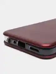 Бордовый чехол книжка REALME C35