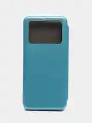 Голубой чехол-книжка для Xiaomi Poco M4 PRO 4G, 2022
