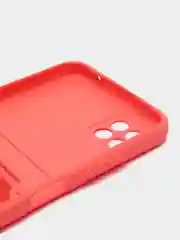 Коралловый чехол Samsung Galaxy A22s / A22 5G Самсунг Галакси А22с силиконовый с карманом для карты
