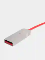 Красный bluetooth AUX адаптер ресивер для автомобиля, переходник для прослушивания музыки