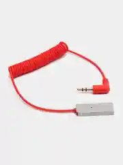 Красный bluetooth AUX адаптер ресивер для автомобиля, переходник для прослушивания музыки