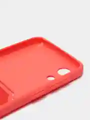 Коралловый чехол для Samsung Galaxy A03 Core, Самсунг А03 Кор силиконовый, с карманом для карты