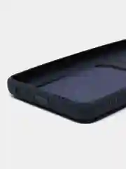 Темно-синий чехол Poco X3 / Poco X3 Pro (Поко Х3 Про) силиконовый с карманом для карты
