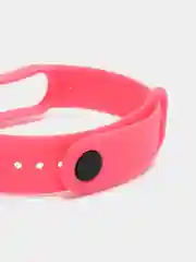 Розовый силиконовый ремешок для фитнес-браслетов Xiaomi Mi Band 5 и Mi Band 6