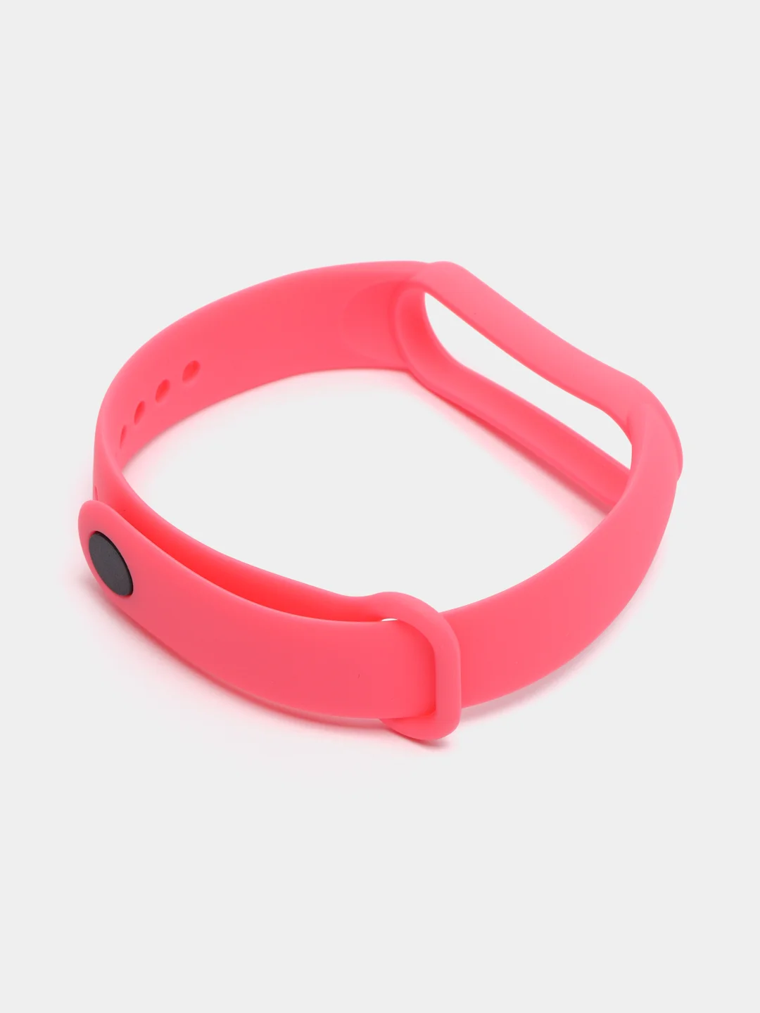 Розовый силиконовый ремешок для фитнес-браслетов Xiaomi Mi Band 5 и Mi Band 6
