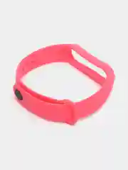 Розовый силиконовый ремешок для фитнес-браслетов Xiaomi Mi Band 5 и Mi Band 6