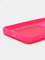 Фуксия чехол Poco X3 / Poco X3 Pro (Поко Х3 Про) силиконовый с карманом для карты