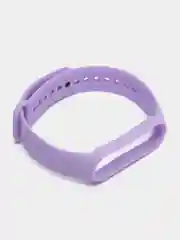 Лавандовый силиконовый ремешок для фитнес-браслетов Xiaomi Mi Band 5 и Mi Band 6