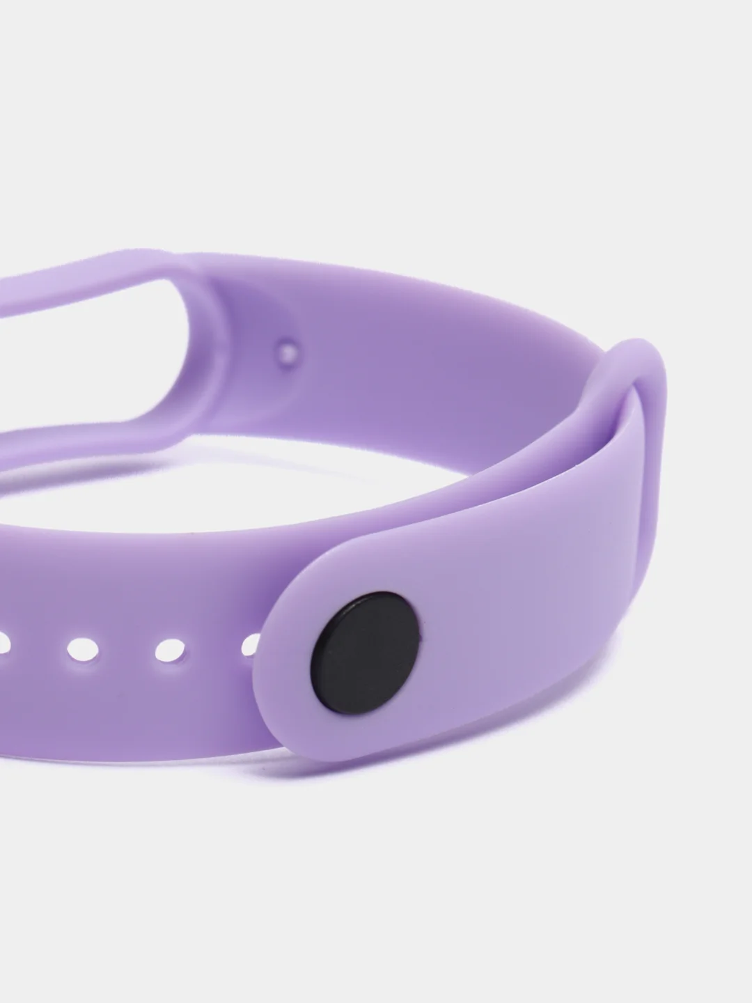 Лавандовый силиконовый ремешок для фитнес-браслетов Xiaomi Mi Band 5 и Mi Band 6