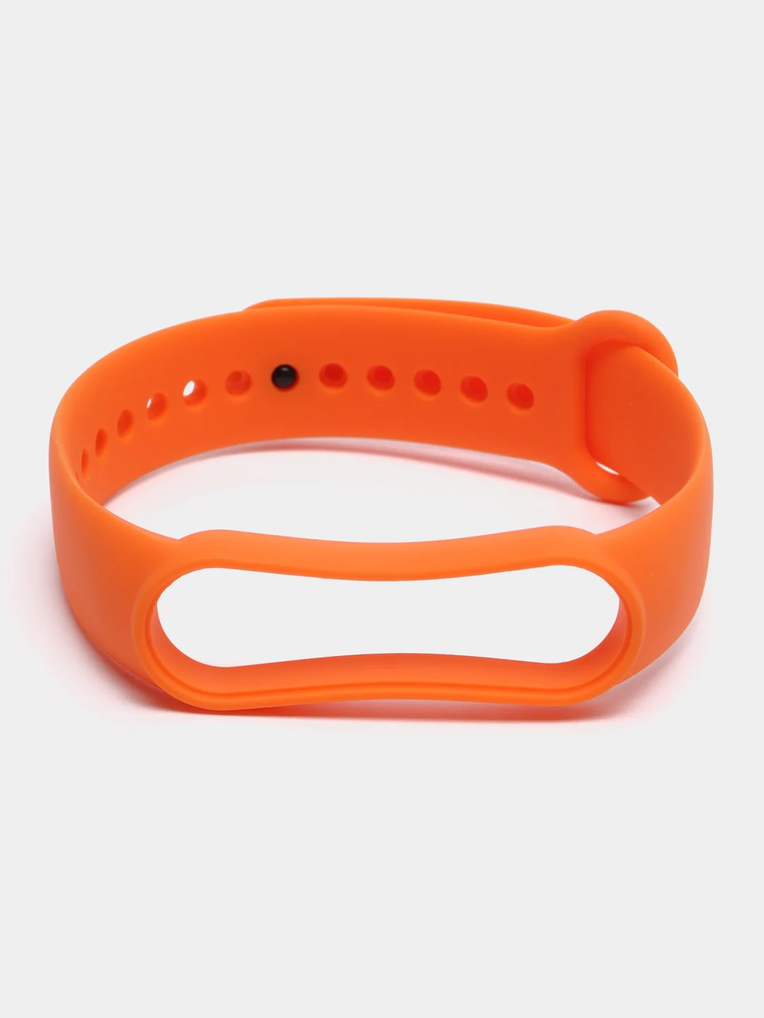 Оранжевый силиконовый ремешок для фитнес-браслетов Xiaomi Mi Band 5 и Mi Band 6