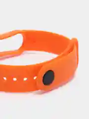 Оранжевый силиконовый ремешок для фитнес-браслетов Xiaomi Mi Band 5 и Mi Band 6