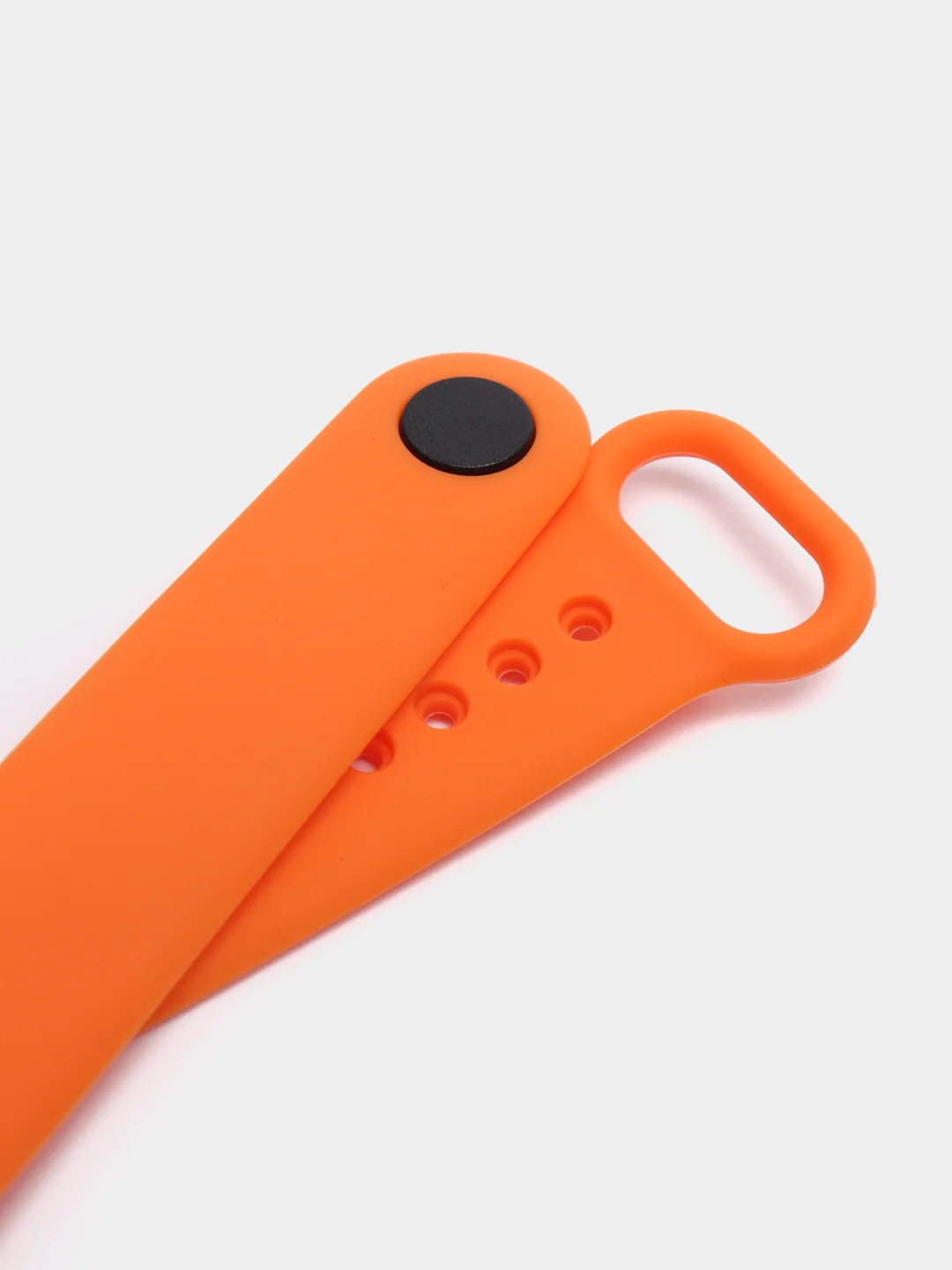 Оранжевый силиконовый ремешок для фитнес-браслетов Xiaomi Mi Band 5 и Mi Band 6