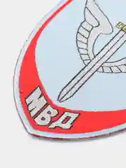 Небесно-голубой нашивка шеврон вышитый и пластизолевый "Полиция МВД"