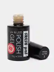 Золотой гель-лак для ногтей Fresh Prof Prism Ultra, 10г с шиммером глиттером блеском светоотражающ