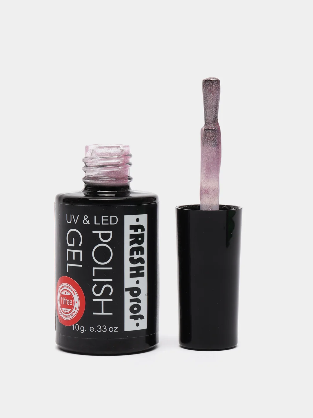 Конфетный гель-лак для ногтей Fresh Prof Prism Ultra, 10г с шиммером глиттером блеском светоотражающ
