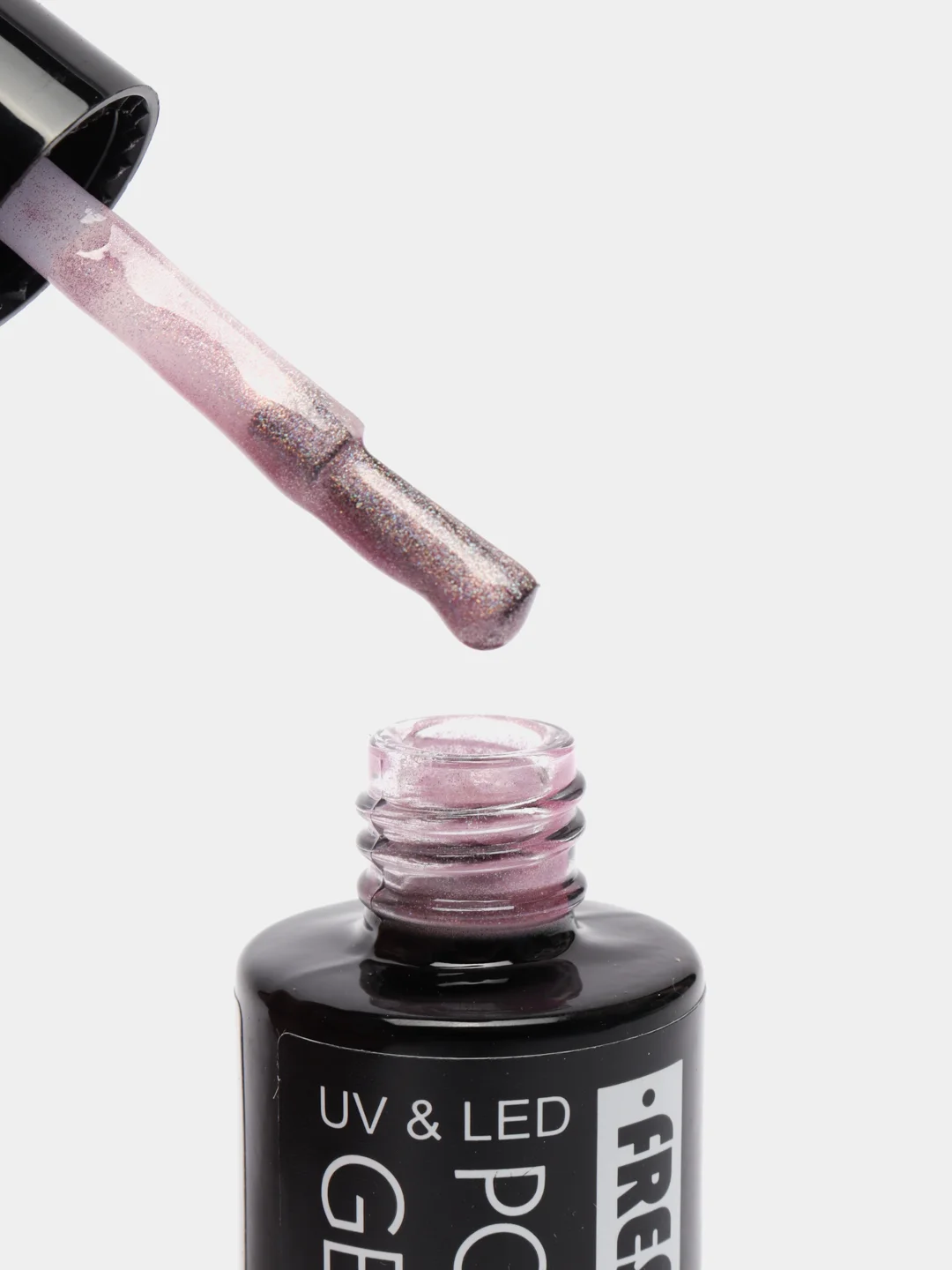 Конфетный гель-лак для ногтей Fresh Prof Prism Ultra, 10г с шиммером глиттером блеском светоотражающ