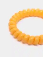 Желтый резинка-пружинка для волос, силиконовая, 5,5 см, 1 шт