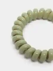 Зеленый резинка-пружинка для волос, силиконовая, 5,5 см, 1 шт