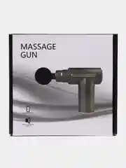 Тёмно-зелёный мышечный массажер для тела Fascial Gun, перкуссионный, фасциальный