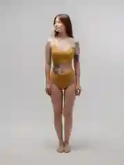 Желтый комплект нижнего белья
