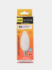 Лампа светодиодная Ecola LED Premium (0% коэф. пульсации) 8W 220V Свеча E14 2700К (теплый)