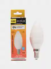 Лампа светодиодная Ecola LED Premium (0% коэф. пульсации) 8W 220V Свеча E14 2700К (теплый)