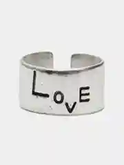 Открытое кольцо Love, регулируемое