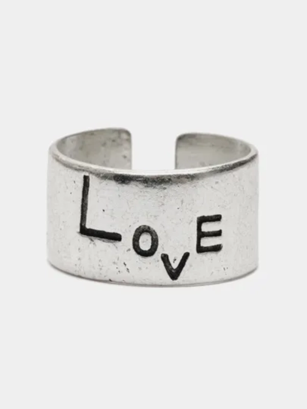 Открытое кольцо Love, регулируемое