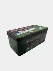 Красный набор для покера, фишки с номиналом