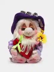 Бежевый меланж игрушка "Домовенок"