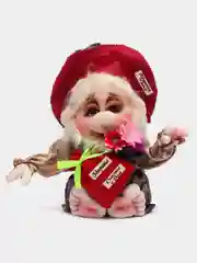 Бордовый игрушка "Домовенок"