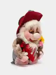 Вишнёвый игрушка "Домовенок"