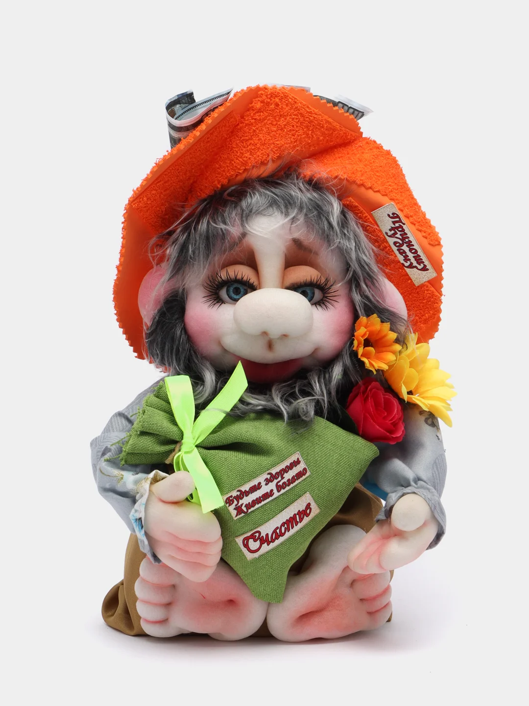 Багровый игрушка "Домовенок"