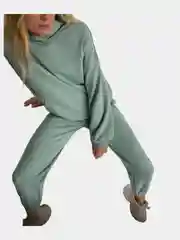 Лайм спортивный женский костюм, на флисе