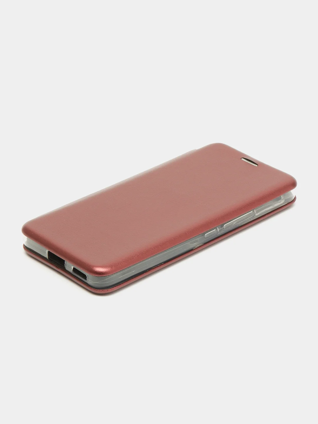 Бордовый чехол-книжка для Xiaomi 12 Lite
