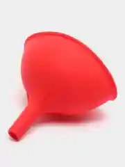 Красный силиконовая воронка