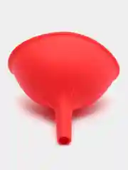 Красный силиконовая воронка