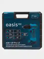 Голубой аккумуляторный шуруповерт "Oasis" ASB-18V Pro