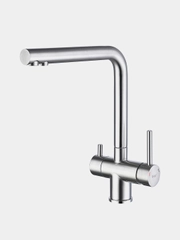 Смеситель для кухни Frap F43899-3, из нержавеющей стали, с фильтром подключения воды