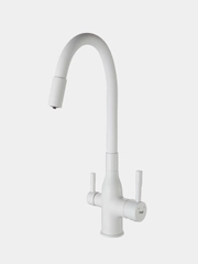 Смеситель для кухни Frap F4396, из латуни, с фильтром подключения воды, гибкий излив