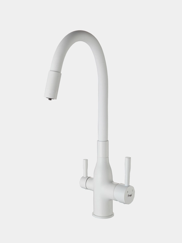 Смеситель для кухни Frap F4396, из латуни, с фильтром подключения воды, гибкий излив