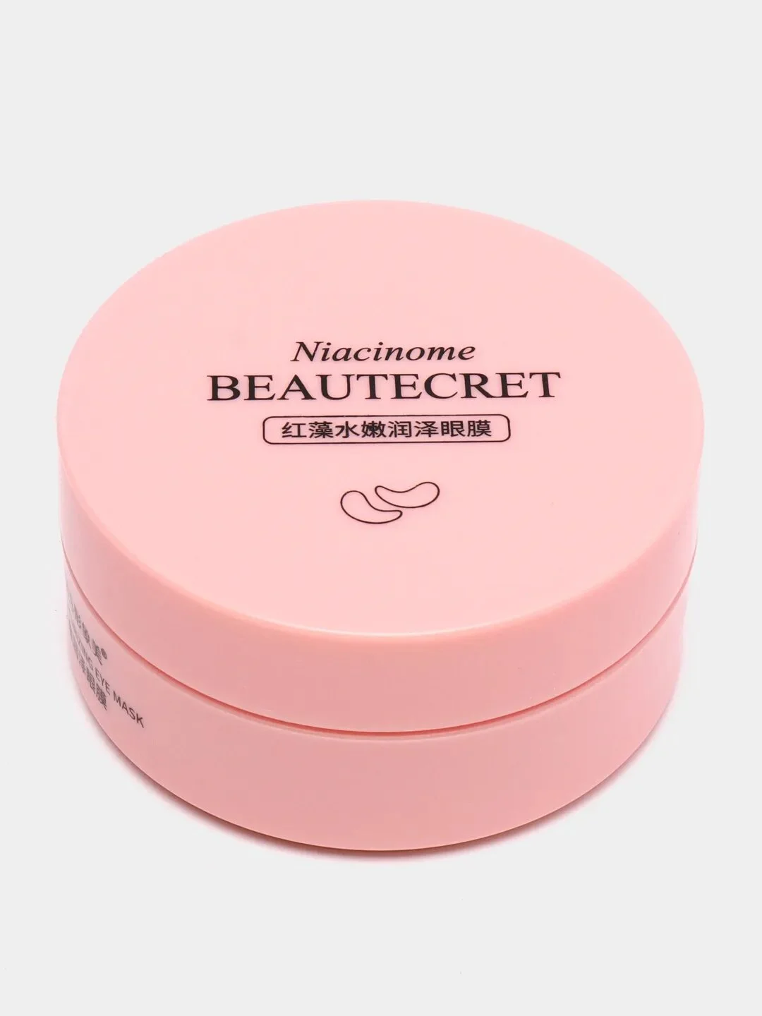 Розовый гидрогелевые патчи для глаз Beautecret Niacinome, 60 штук, 2 вида