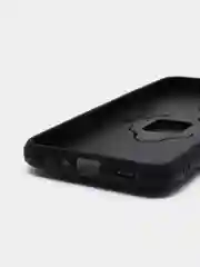 Черный чехол противоударный с кольцом-держателем на Realme C35 (Реалми С35)