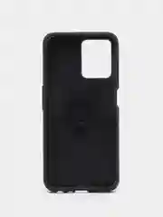 Черный чехол противоударный с кольцом-держателем на Realme C35 (Реалми С35)