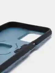 Синий меланж чехол противоударный с кольцом-держателем на Realme C35 (Реалми С35)
