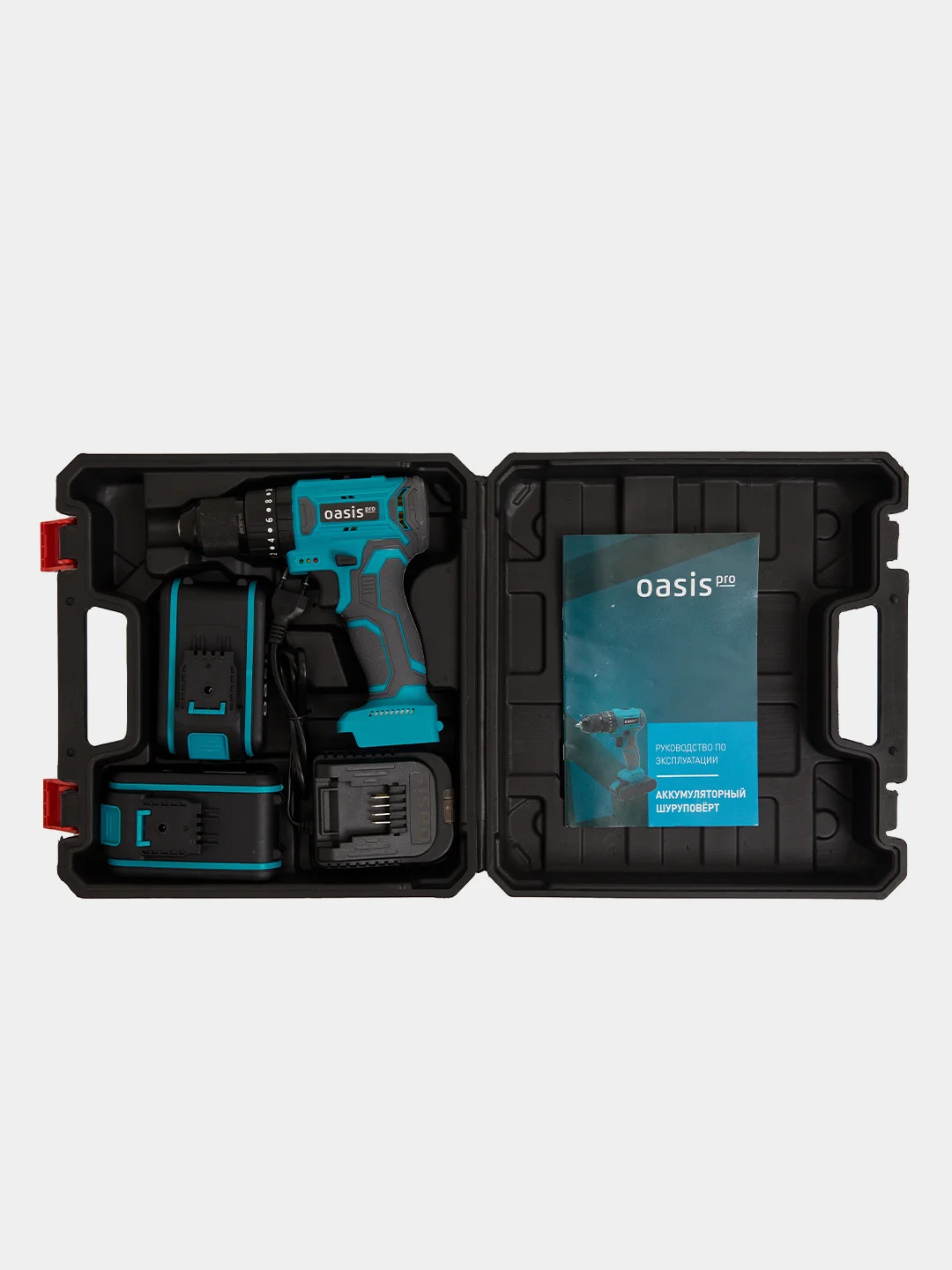 Голубой аккумуляторный шуруповерт Oasis ASU-21V Pro