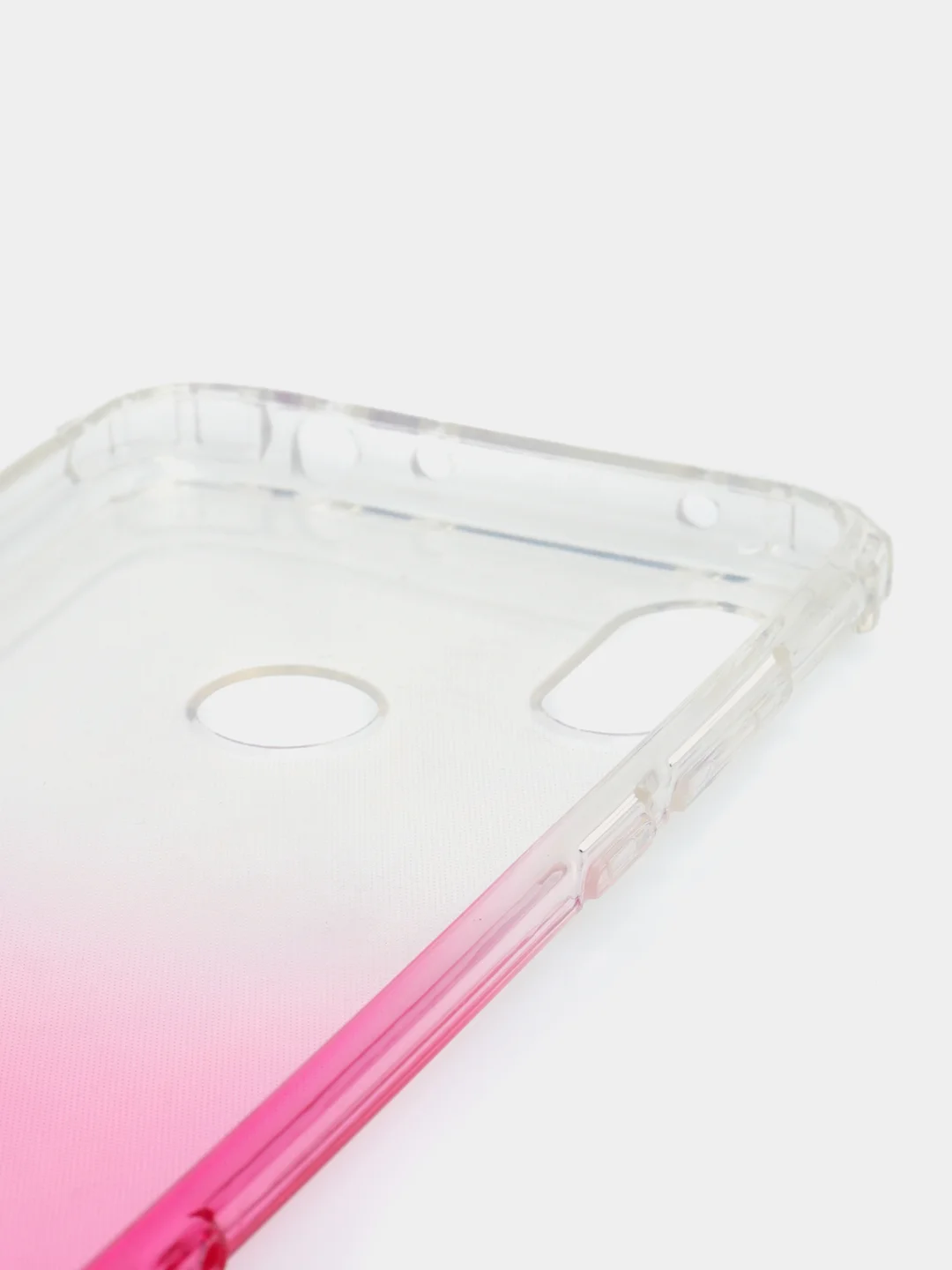 Розовый чехол-накладка на Xiaomi Redmi Note 6 Gradient, силиконовый, с усиленной защитой